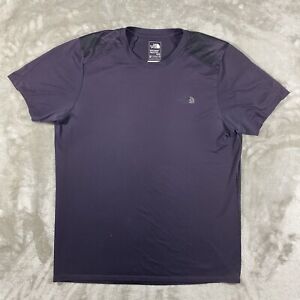 The North Face Mens Shirt Medium Purple Baselayer Performance Flash Dry Camo