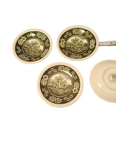 4 Villeroy & Boch Rusticana grün Unterteller Durchmesser 15 cm. Guter  Zustand - Bild 1 von 5