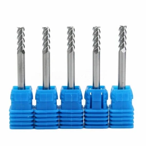 5 PIEZAS AL HRC45 3 flauta 3 mm x 50 mm molino de extremo de aluminio y cortador de fresado de acero tungsteno - Imagen 1 de 3
