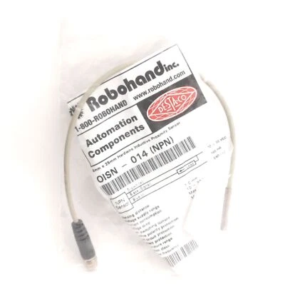 Robohand OISN-014 Inductive Proximity Sensor Switch NPN, 10-30VDC, 1mm Distance - Image 1 of 4