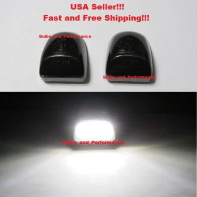 LED LICENSE PLATE LIGHTS LAMPS for 1999 - 2013 GMC SIERRA 1500 HD 2500 HD 3500 - Image 1 of 4