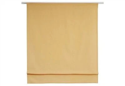 Raffrollo, Farbe honig, 1 Stück, Deko Trend, -838561-  mit Universalband und Kle - Bild 1 von 2