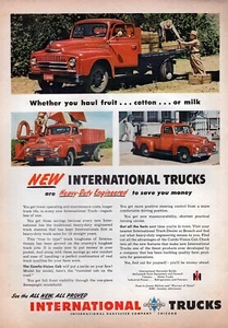 1950 International L-110 Pickup Truck & L-130 Original Color Ad BF1A - Picture 1 of 1