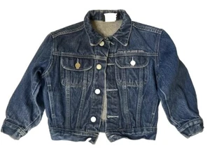 Vintage Polo Ralph Lauren Denim Jean Trucker Jacket Youth Size 8 - Picture 1 of 8