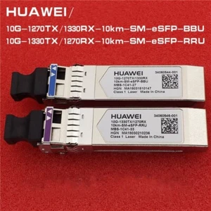 1 x HUAWEI 10G-1330RX/1270TX -10Km-SM-eSFP-BRRU - PN:34060546 SFP+10G BIDI 10Km - Bild 1 von 1