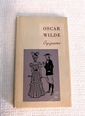 🔴 Oscar Wilde Epigrams Illustrated by Fritz Kredel Peter Pauper Press Book 1940 - Image 1 of 4