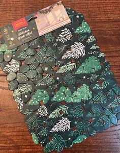 Christmas Sink Mat, Christmas Trees Protective Pebble Sink Mat, Sink Mat - Picture 1 of 11