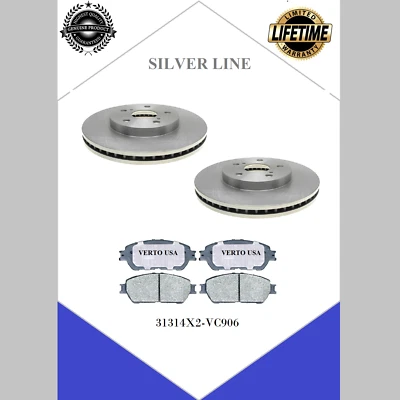 Rotores y pastillas de freno delanteros para Toyota Sienna 2004-2005-2006-2007-2008-2009-2010  Foto 1 de 3