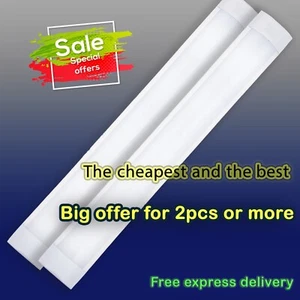 led batten lights 4ft,5ft,6ft garage fluorescent fitting tube ceiling Strip Lamp - Picture 1 of 12