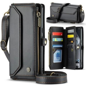 Für Google Pixel 9 Pro XL 9 8 Pro 7A Leder Karte Wallet Flip Handy Schutz Hülle - Picture 1 of 17