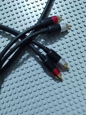 Amazon Basics 2 Male To 2-Male RCA Audio Stereo Subwoofer Cable - 4 ft | 1.2 m - Image 1 of 3