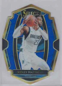 2018-19 Panini Select Wesley Matthews 085/249 Prizm Dallas Mavericks Premier - Picture 1 of 2