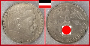 DEUTSCHES REICH 2 REICHSMARK 1937 A BERLIN * - PAUL VON HINDENBURG ss Jäger 366 - Picture 1 of 5
