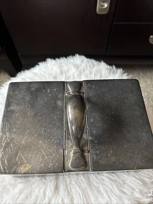 Caja astilla Ralph Lauren vintage forrada en madera 10” X 6,5” X 3” sin mango de alto Foto 1 de 4