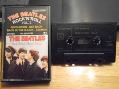 RARE OOP The Beatles CASSETTE TAPE Rock 'N' Roll Vol. 2 EEC John Lennon 1980 ! - Image 1 of 2