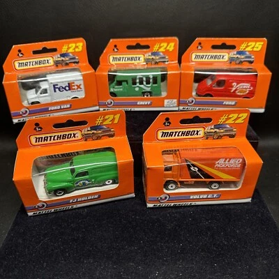 5 lot - NEW 1998 Matchbox series 5 Spanish dist. 21,22,23,24,25 Work Van - Image 1 of 4