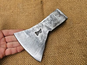 VINTAGE GERMAN AXE HEAD HELKO WERK ANTIQUE LOGGING SPLITTING FELLING FOREST - Picture 1 of 14