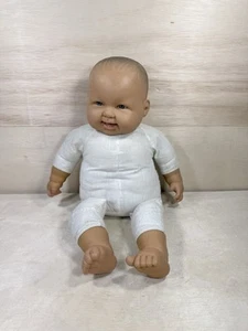 Vintage Berenguer Realistic Newborn Infant Soft Body Baby Doll Nice Eyes Smiling - Picture 1 of 22