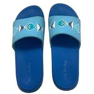 Sandalias Vera Bradley Diseño Estampado Pez Go Azul Mujer Talla Pequeña 5/6 - Imagen 1 de 3
