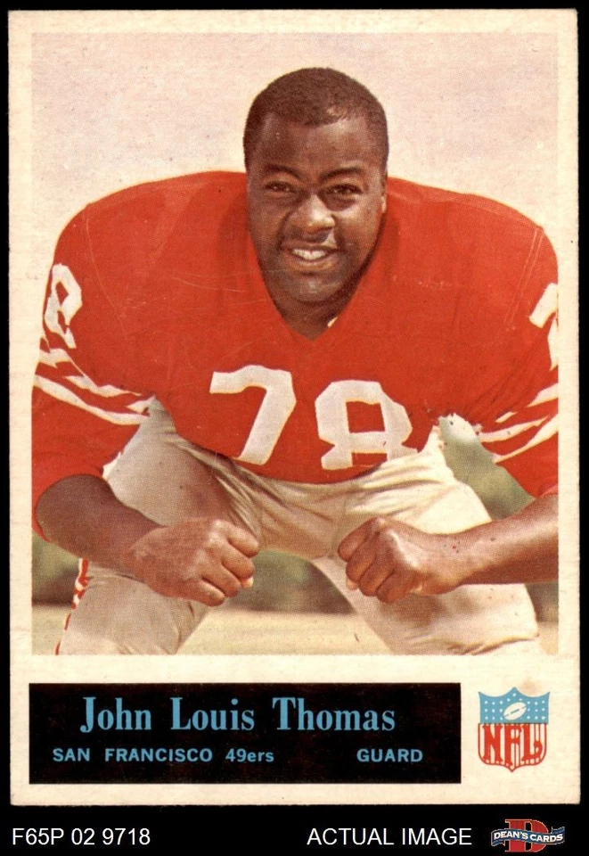 1965 Philadelphia #181 John Thomas  49ers Pacific 5.5 - EX+ - Image 1 of 1