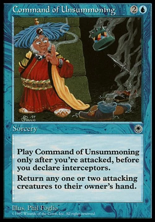 Command of Unsummoning - Medium Play MTG Portal - Image 1 of 1