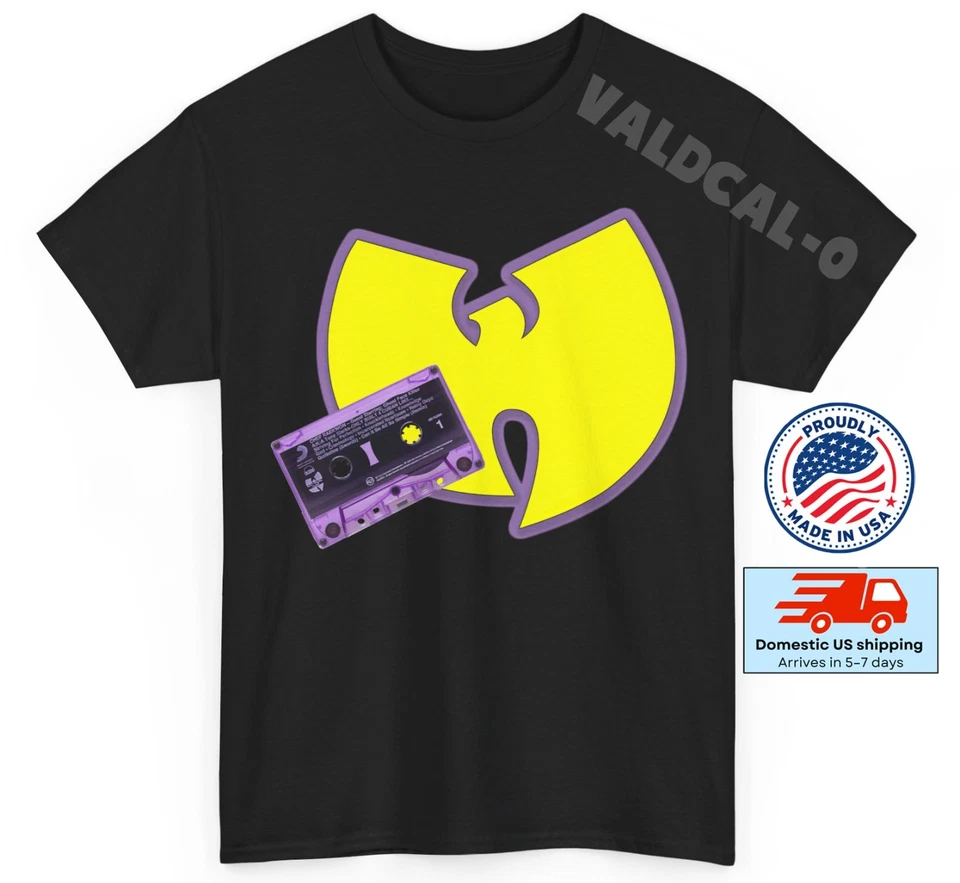 Camiseta Wu-Tang The Purple Tape Vintage Fan Art Rap Hip Hop S-5XL Hombres Unisex Foto 1 de 4