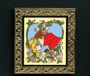 Disney Auctions Sleeping Beauty Aurora Phillip Awakening Gomes LE 100 Pin Signed - Picture 1 of 2