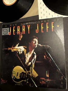 Jerry Jeff Walker 2-Disc Lp A Man Must Carry On On Mca - Nm / Vg++ - Picture 1 of 5