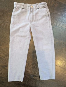 Boys Linen Oliver Of London Pants Size 4-5 - Picture 1 of 5