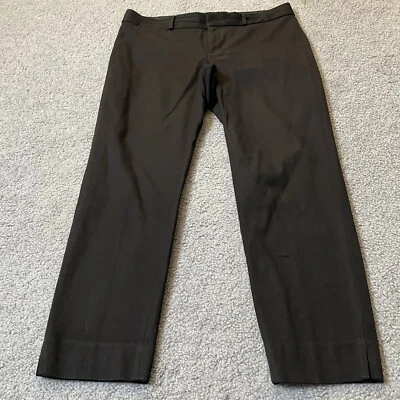 Banana Republic Sloan Fit Pants Womens Trousers Sz 8P Black Viscose Blend Career - Image 1 of 4