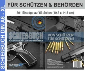 Schießbuch Waffendesign für Sportschützen und Behörden / XXL Version - Bild 1 von 4