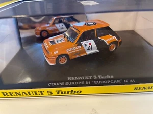 Universal hobbies 1/43 - Renault 5 turbo #41 europcar coupe europe 81 J. Gouhier - Picture 1 of 5