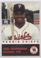 1993 Kroger Peoria Chiefs Earl Cunningham #40