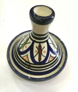 Earthenware Ceramic Small Colorful Cooking Crafts Handmade Painting Decor 4"   - Picture 1 of 9