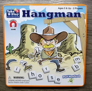 Take N Play Anywhere Board Game - Hangman Magnetic NEW - Picture 1 of 7