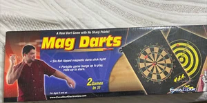 Mag Darts Rolling Magnetic Dartboard Dart Set Excalibur Travel Portable - Picture 1 of 2