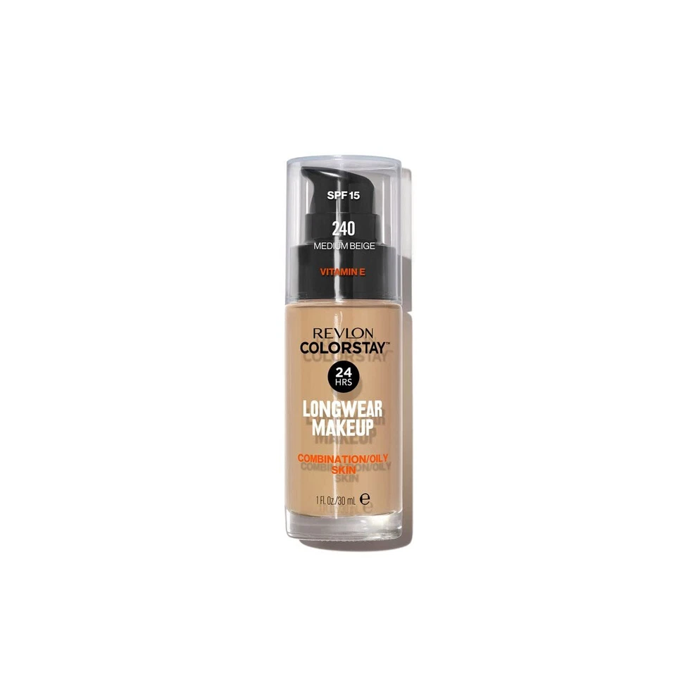 Revlon Colorstay Foundation for Combination/Oily Skin Vitamin E 240-Medium Beige - Image 1 of 1
