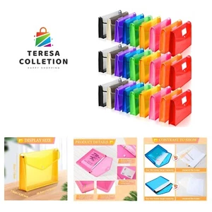 B4 Plastic Expanding File Folders Wallet for School Classroom File Folder Doc... - Picture 1 of 8