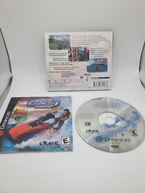 Surf Rocket Racers (Sega Dreamcast, 2001) Complete in Box CIB With Registration