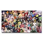 Classic Japan Anime All Characters Poster Manga Wall Art Picture Print 24X43