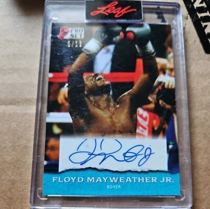 2022 Leaf Pro Set FLOYD MAYWEATHER JR Autograph /13 - Picture 1 of 2