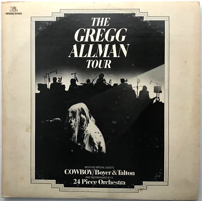 GREGG ALLMAN "The Gregg Allman Tour" 2LP Original 1974 Capricorn 2C 0141 EX /VG+ - Image 1 of 4