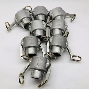 LOT OF 8 DIXON ANDREWS 150 B XX1 CAM GROOVE DUST CAP HOSE COUPLING 1-1/2IN - Picture 1 of 4