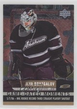 2006-07 Upper Deck Game-Dated Moments Ilya Bryzgalov #GD9