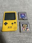 Nintendo Game Boy Pocket Console Yellow With Games Tetris And Tetris 2 MGB001