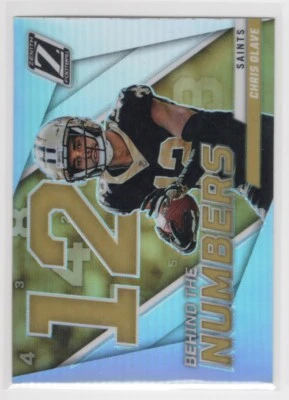2022 Panini Zenith Behind the Numbers Silver Chris Olave #BN-CO Rookie Card RC - Image 1 of 2