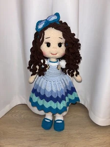 Amigurumi Crochet Doll Handmade *GORGEOUS* 15.7 Inches Tall - Picture 1 of 3