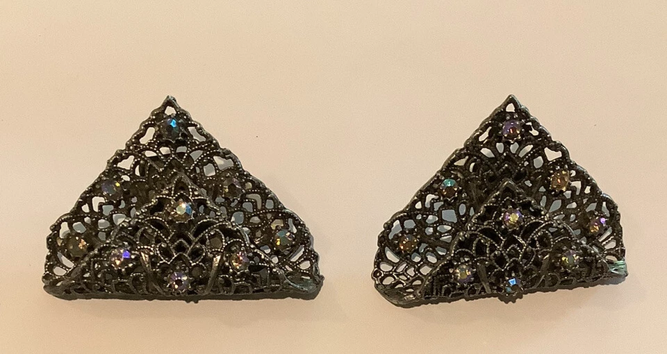 Clips para zapatos MUSI de colección MUSI blanco/claro estrás clips para zapatos firmados MUSI Foto 1 de 1