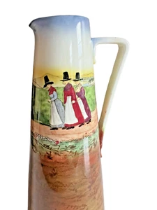 Royal Doulton Jug Series Welsh Ladies Narrow Jug Ware Charles Noke 9" in Height - Picture 1 of 12