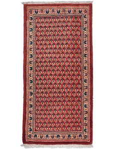2'3X4'6 ft Handmade Red Wool Oriental Rug Vintage Carpet Room Studio Decor - Picture 1 of 11